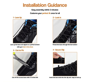 Élastique rond en polyester en gros pour lacets sans nœud à boucle avec verrou imprimé pour baskets et chaussures de sport - Product Image 3
