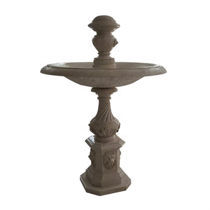 <span class=keywords><strong>Fontaine</strong></span> extérieure à trois niveaux <span class=keywords><strong>en</strong></span> marbre blanc avec <span class=keywords><strong>bassin</strong></span> <span class=keywords><strong>en</strong></span> <span class=keywords><strong>pierre</strong></span> sculptée à la main, design moderne, durable et facile à nettoyer - Product Image 6