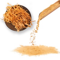 GANOHERB Extraits de Plantes Biologiques Cordyceps Sinensis Militaris Extrait en Poudre Mélange Superalimentaire Compléments en Poudre