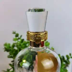 Quality Wholesale High-End Glass Bottle Stopper Luxury Hotel Bars Use Crystal Crown Wine Bottle Stopper
