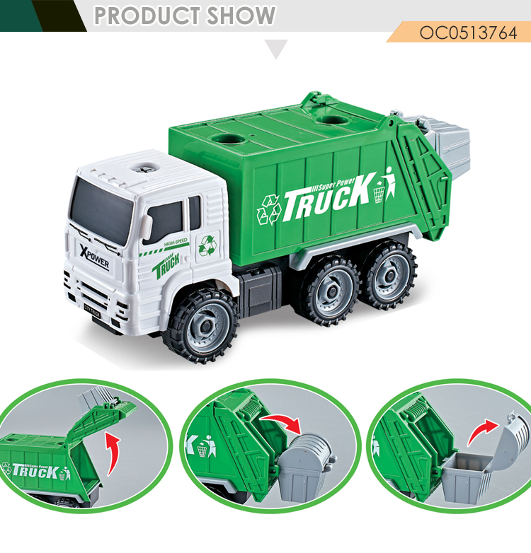Générique Petit jouet de corbeille, poubelle miniature | Poubelles miniatures de camion à ordures | Jouet unique de camion à ordures de petite