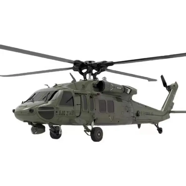 Hot Style F09 UH60 BLACKHAWK 2.4GHz 6CH 3D 6G System Dual Brushless Direct Drive Motor 1/47 Scale Flybarless RC Helicopter Model