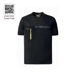 Camiseta Christal Black Carbon de tela-EAN 8033546478691 DE TRABAJO CAMISETAS Y POLOS DE TRABAJO DE 1/2 "(1/2) - Product Image 1