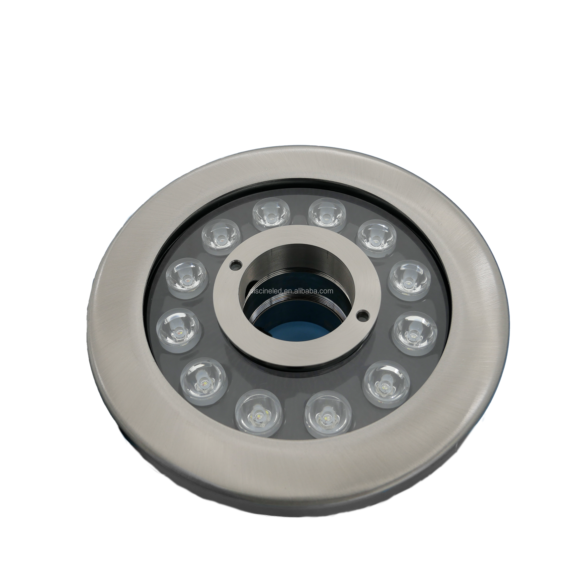 Green Element DC24V IP68 Ring Donut 12W Cold White DMX512 Submersible Fountains LED Water Fountain Lighting