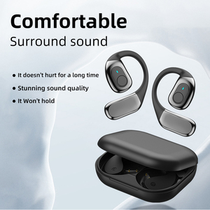 Ergonomic thiết kế Tuổi thọ pin dài điều khiển cảm ứng enc cuộc gọi giảm tiếng ồn hiển thị kỹ thuật số đúng không dây Earbuds - Product Image 2