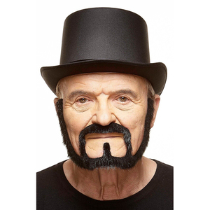 Faux moustache auto-adhésive de haute qualité, courte, en boîte, pour fête - Product Image 1