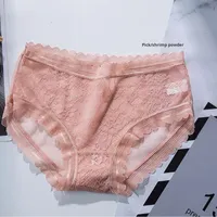 Nouvelle lingerie sexy pour femmes en dentelle 2025, culottes sans couture respirantes, lingerie ajourée pour femmes, culottes transparentes