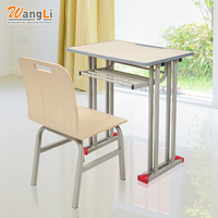 Ensembles de mobilier scolaire, bureaux et chaises pour étudiants, design moderne en bois, personnalisable pour la maison, le bureau et la chambre