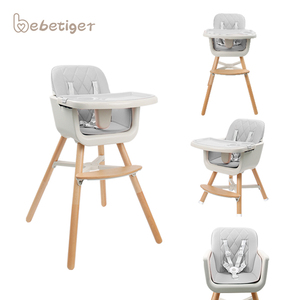 <span class=keywords><strong>Chaise</strong></span> <span class=keywords><strong>haute</strong></span> ergonomique moderne et pratique <span class=keywords><strong>en</strong></span> <span class=keywords><strong>bois</strong></span> 3 <span class=keywords><strong>en</strong></span> 1 pour bébé - Product Image 1