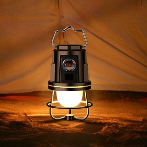 Linterna LED para acampar, impermeable, portátil, para tienda de campaña, con batería, iluminación exterior Vintage, blanco cálido, para pesca y senderismo - Product Image 2