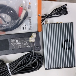 Estación de radio de transmisión de transmisor FM de 0W-15W con antena de adaptador de corriente - Product Image 3