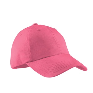 Gorra de Béisbol de 6 Paneles Rosa con Logotipo Personalizado, Unisex, Ajustable, de Color Sólido, de Sarga de Algodón, Informal, para Adultos - Product Image 1
