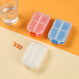Eight-Compartment Folding Flap Three-Layer Medicine <b>Box</b> <b>Small</b> Travel <b>Storage</b> - Product Image 3
