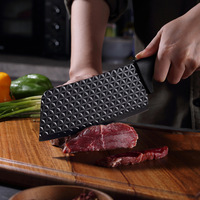 Nouvel ensemble de couteaux de cuisine XHD en acier inoxydable 7 pièces, lame de 6-7,9 pouces, manche en acier Damas 33 couches, dentelé
