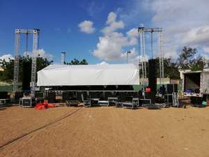 Nhà Máy hiển thị Giàn nhôm ánh sáng sân khấu Bolt sân khấu xây dựng sân khấu tổ chức sự kiện giàn - Product Image 2