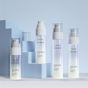 Botella de Spray de Plástico Transparente con Degradado Redondo de 40ml 50ml 60ml, para Agua de Rosas, Perfume, Tónico Facial, Hidratante - Product Image 2