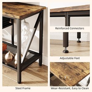 Meuble <span class=keywords><strong>TV</strong></span> rétro de style américain 2026 - Armoire de rangement murale ou sur pied pour le salon - Product Image 5