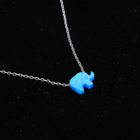 Collar Místico de Plata de Ley 925 con Ópalo que Irradia Encanto Etéreo y Brillo Multicolor