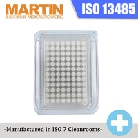 Barquette d'emballage médical en plastique thermoformé, boîte personnalisée pour l'emballage de plaques Petri jetables