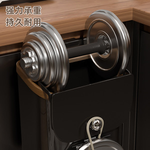 Wall Mounted Kitchen Trash Can 28.6Cm Opening Flip Lid Rectangular Indoor Use - Product Image 4