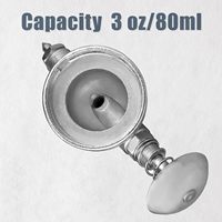 Pistola de Grasa Mini de Calidad CyclingDeal, Inyector de 80 cc Dispensador Compacto de 3 oz con Empuñadura de Pistola, Operación con una Sola Mano, Hecho en China