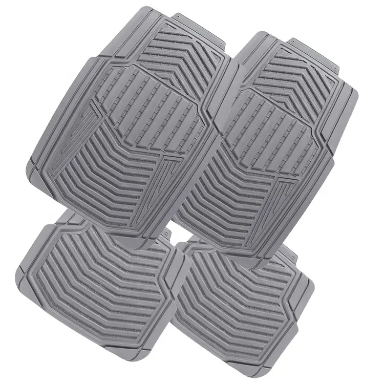 PVC rubber car floor mats 4pcs Auto mats floor