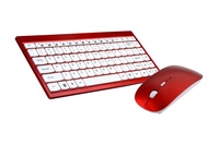 Clavier et souris sans fil 2,4 GHz pour jeux, combo 78 touches, mini clavier et souris Bluetooth pour PC, ordinateur portable