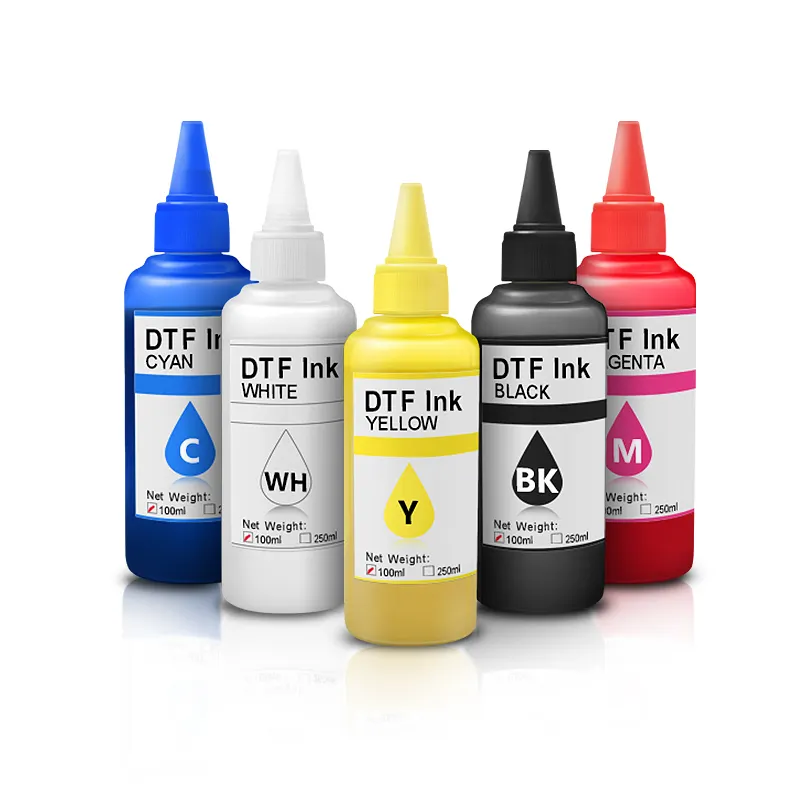 MWEI-tinta de Color blanco para impresora Epson, 100ML, DTF, impresión de tinta en película DTF para impresora Epson 1800 L1800 XP600