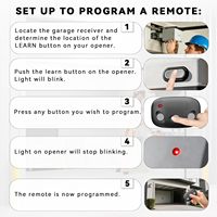 3 Tombol 318MHz Remote Control Pintu Garasi Pembuka Gerbang Transmitter Cocok untuk Model ACT 31B LD033 LD050 LS050 MCT 3 MCT 11