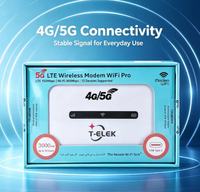 Routeur WiFi mobile 4G LTE personnalisable T-elek, appareil mobile débloqué, Mifis portable de poche, batterie 3000 mAh