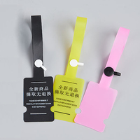 Étiquettes de sécurité réutilisables imperméables pour la vente au détail, anti-effraction, anti-vol, boucle en carton rigide pour vêtements, chaussures, chaussettes
