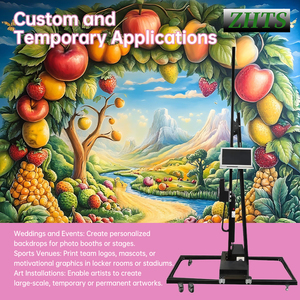 Độ Chính Xác Cao Tường Bức Tranh Tường Máy In Phun Xp600 Đầu In Cho Nghệ Thuật Tùy Chỉnh Đồ Họa Trang Trí Dự Án In Trên <span class=keywords><strong>Flex</strong></span> Chất Liệu - Product Image 6