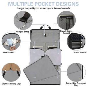 Échantillon gratuit Mergeboon, sacs de voyage pliables et convertibles en toile grise avec logo personnalisé - Product Image 4