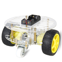 Coche Inteligente OKY5026 con Motor DC, Rueda Inteligente para Coche, Kit de Carrocería Inteligente para Coche