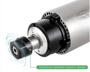 Moteur de broche CNC refroidi par air 80 mm ER16 1,5 kW 110 V/220 V/380 V 24 000 tr/min pour machine de fraisage, perçage, embout BT30 – Vente directe usine - Product Image 2