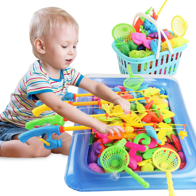 Educational Plastic Magnetic Fishing Game Set