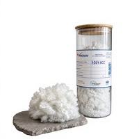 Fibre de polyester vierge creuse premium 7D HCS 64mm, fibre courte conjuguée douce siliconée recyclable pour le rembourrage de coussins