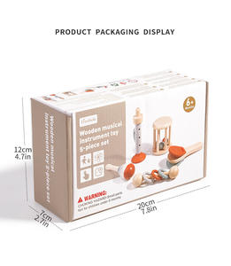 Jouets sensoriels d'apprentissage éducatif précoce Jouets d'instruments en bois Montessori pour la formation d'écoute des enfants - Product Image 6