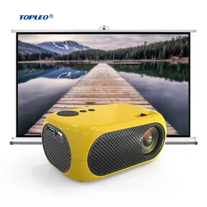 Topleo Proyektor Ponsel Mini, Proyektor LCD TV LED untuk Smartphone Mendukung 1080P Decoding Cinema untuk Dijual