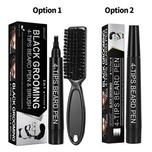 Private Label Liquid Instant Full kit <span class=keywords><strong>Barba</strong></span> Penna a Inchiostro per Uomini <span class=keywords><strong>Barba</strong></span> di Colore Colorazione della <span class=keywords><strong>Barba</strong></span> - Product Image 6