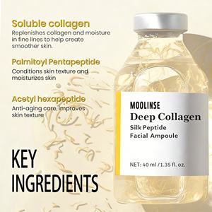 Ampoule de collagène en peptides MOOLINSE, tube à aiguille pour hydratant <span class=keywords><strong>liquide</strong></span> pour le visage, 40 ml, ampoule de soie, utilisation à domicile, anti-rides, resserrement des pores - Product Image 2
