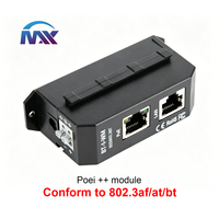 Module injecteur Ethernet PoE++ (802.3bt) 2,5 Gigabit à port unique BT-1-WM, sortie 90W, pour caméras IP PTZ, ordinateurs de bureau