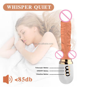 Vibratore Automatico Telescopico Elettrico a Mani Libere con Ventosa, <span class=keywords><strong>Mini</strong></span> Dildo a Spinta per Donne - Product Image 3