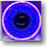 Luci a LED viola da 50L in una scatola di illuminazione decorativa festiva per uso interno esterno - Product Image 4