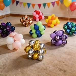 Kit de Soporte de Suelo para Globos de Flores Autoinflables, Artículos de Fiesta de Látex para Cumpleaños, Bodas y Aniversarios - Product Image 5