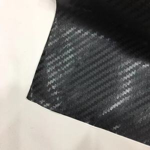 Diamante Glitter puntini nero fibra di carbonio pellicola estensibile con canale aria per Auto avvolgimento adesivi per Auto - Product Image 4