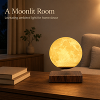Lampe lunaire à lévitation magnétique flottante, imprimée en 3D, pour une ambiance romantique dans le salon, décoration de fête, veilleuse, cadeau