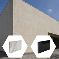 Panneau en marbre nid d'abeille personnalisé |   Panneau composite en pierre mince |   Solution murale architecturale moderne
