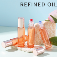 Flacons à bille en tissu de 10 ml avec logo, emballage de 10 ml, flacons à bille vides pour huiles essentielles, pierres précieuses, doterra
