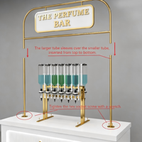 Vitrine à parfums détachable sur mesure |   Bar à parfums mobile et design de petit kiosque |   Comptoir de vente au détail modulaire pour les boutiques de parfums